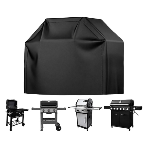 CASA & GRADINA - Husa protectie gratar neagra 145 x 61 x 117 cm, prelata impermeabila