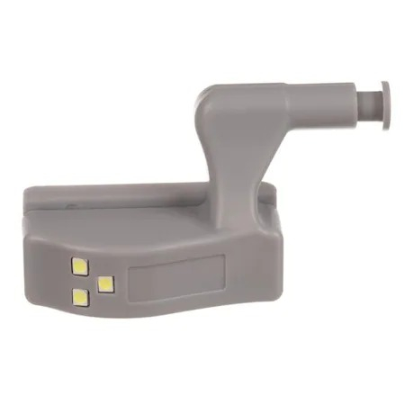 ELECTRONICE - Iluminator cu 3 leduri si baterie pentru montare la balamale,dulapuri,usi,spatii intunecate