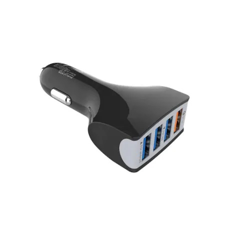Accesorii auto telefoane - Incarcator Auto 12V, 4x USB 3.0 cu incacare rapida - Negru