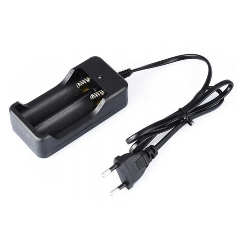 Incarcator de acumulatori Li-ion 18650, pentru 2 baterii - Negru [3]