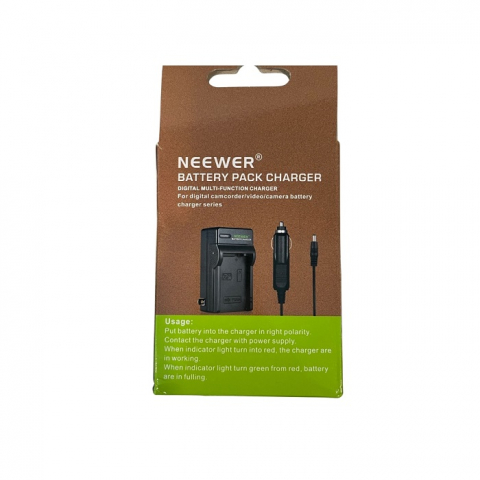 Incarcator Neewer pentru acumulator Sony NP-F970 F550/F750/F960 si alte baterii compatibile, incarcator auto inclus [2]