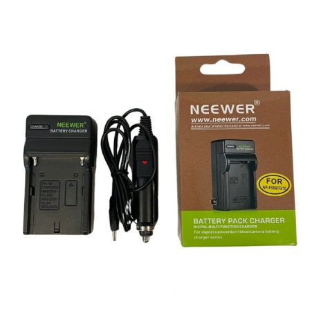 Incarcator Neewer pentru acumulator Sony NP-F970 F550/F750/F960 si alte baterii compatibile, incarcator auto inclus [1]