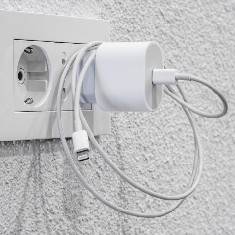 Incarcator retea USB Type-C, fast charge 20W, compact, universal, design alb, compatibil cu smartphone-uri si tablete, ideal pentru calatorii [6]