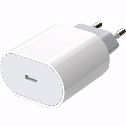 Incarcator retea USB Type-C, fast charge 20W, compact, universal, design alb, compatibil cu smartphone-uri si tablete, ideal pentru calatorii [1]