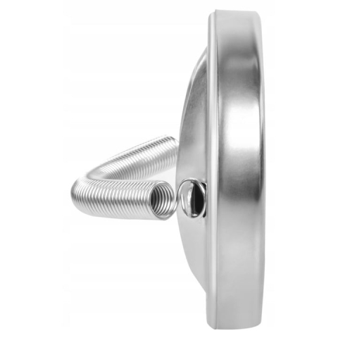 Indicator analogic de temperatura pentru conducte, fixare cu arc, scala 0-120°C, cadran 6.3 cm, argintiu [5]