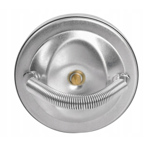 Indicator analogic de temperatura pentru conducte, fixare cu arc, scala 0-120°C, cadran 6.3 cm, argintiu [3]