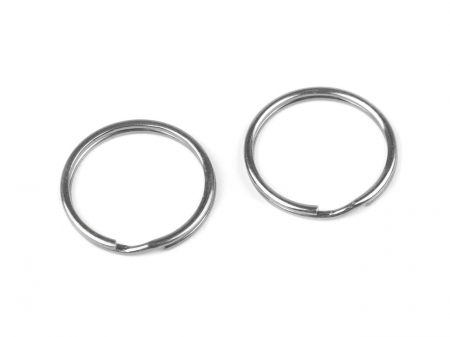 Inel metalic universal pentru chei, fara lant, diametru exterior 24 mm - Argintiu [1]