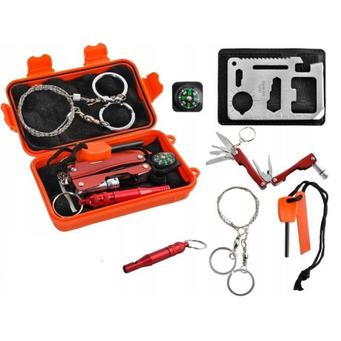 Instrumente multifunctionale de supravietuire in caz de urgenta, 7 in 1 – kit compact pentru camping, drumetii si aventuri in natura [8]