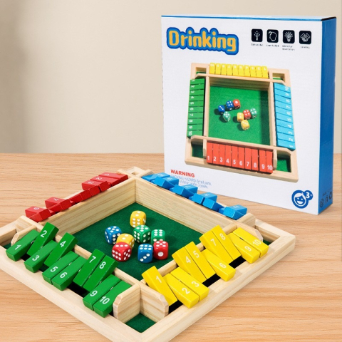 Joc de societate tip Drinking Game, pentru 2–4 jucatori, multicolor, 3+ ani [2]