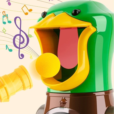 Joc interactiv de tras la tinta pentru copii, ratoi XXL cu ecran LED pentru scor, 1 pusca si 10 bile din spuma, functionare cu aer, dezvoltarea coordonarii si competitiei, multicolor [9]