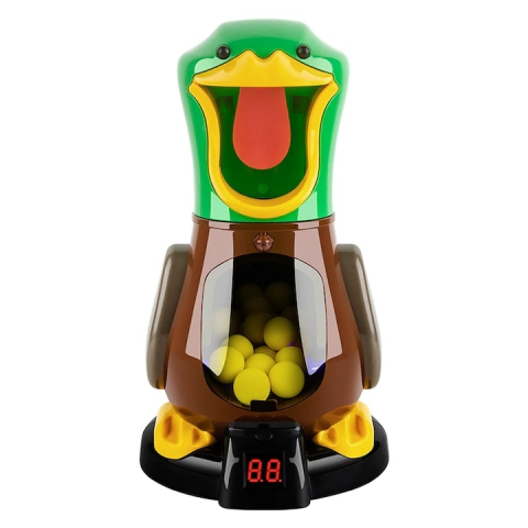 Joc interactiv de tras la tinta pentru copii, ratoi XXL cu ecran LED pentru scor, 1 pusca si 10 bile din spuma, functionare cu aer, dezvoltarea coordonarii si competitiei, multicolor [1]