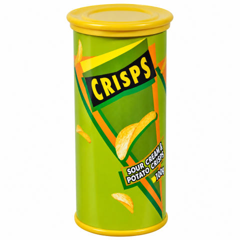 Jucarie farsa sarpe surpriza in cutie de chips, verde si galben [2]