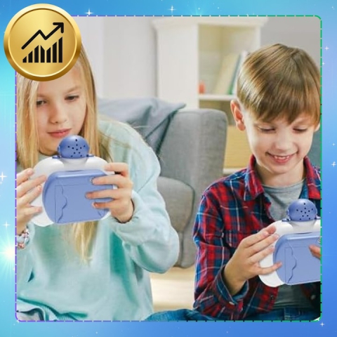 Jucarie interactiva antistres cu sunete si lumini Pop-It Blue Astronaut – joc electronic de indemanare si relaxare pentru copii si adulti [7]