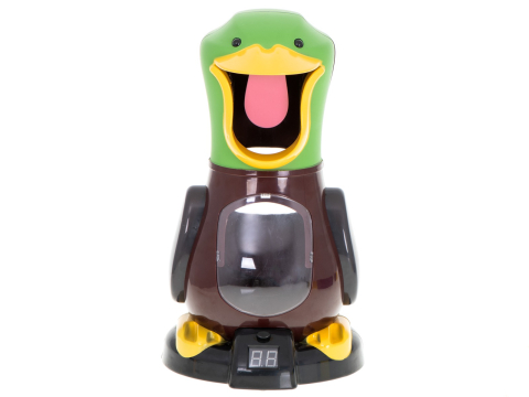 Jucarie interactiva pentru copii, 1 pistol, 10 bile, model ratusca, afisaj electronic pentru scor, 17.5 x 32 cm [9]