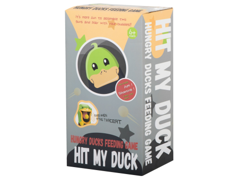 Jucarie interactiva pentru copii, 1 pistol, 10 bile, model ratusca, afisaj electronic pentru scor, 17.5 x 32 cm [10]