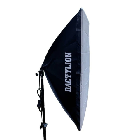 Kit 1 softbox inaltime ajustabila max. 200 cm, 1 bec LED 120W, 2700-7500K, telecomanda [2]