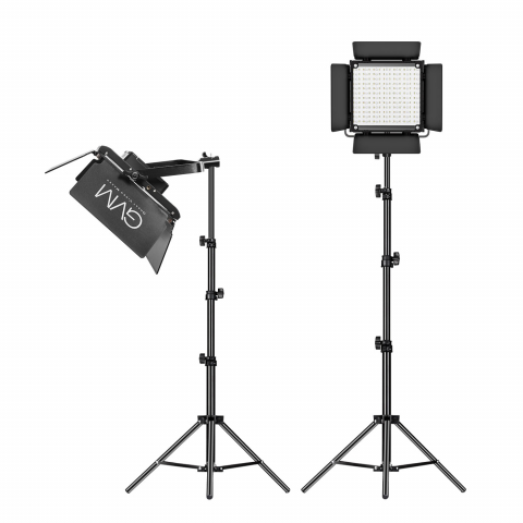 Kit 2 Panouri RGB, GVM 800D, 252 LED, trepiezi 200 cm inclusi, geanta transport si accesorii [4]