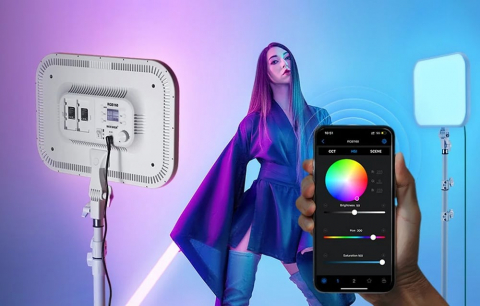 Kit 2 panouri Neewer, RGB LED, 2500-8500K, 60W, trepiezi 200 cm, geanta pentru transport inclusa [3]