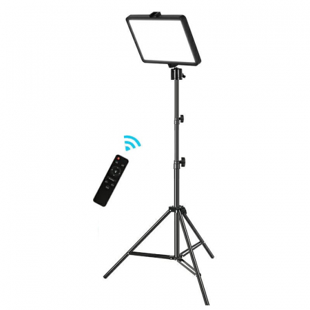 Kit 3x Panou Bi Color Hakutatz 240 LED, trepied 200 cm inclus, telecomanda control si brat macara [3]
