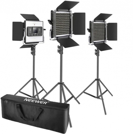 Kit 3 Panouri Neewer RGB,530 LED,trepiezi 200 cm inclusi,geanta transport [8]