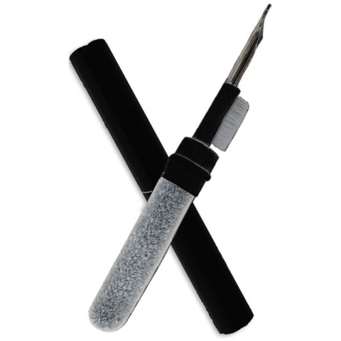 Diverse - Kit de curatare casti 3 in 1, multifunctional, negru, pentru casti wireless si dispozitive audio