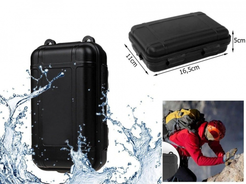 Kit de supravietuire, multifunctional,10 in1, ideal pentru pentru camping, drumetii, 11 x 16.5 x 5 cm, negru [1]