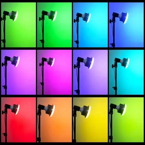 Kit iluminare foto video, 1 softbox, reglabil 200cm, LED RGB 45W E27, telecomanda inclusa [2]