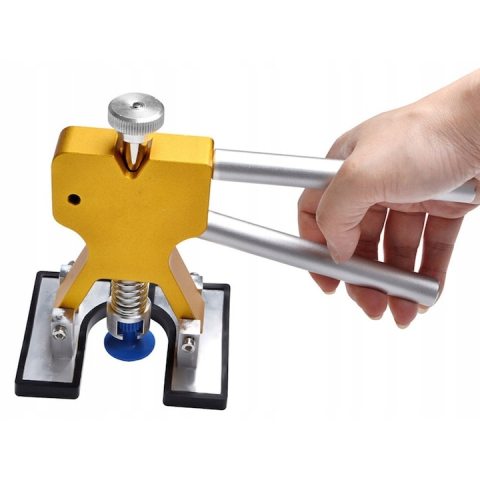 Kit profesional pentru reparatii caroserie auto cu ventuze, 18 adaptoare, pentru eliminarea deformarilor caroseriei, 18.5x12x8 cm [6]