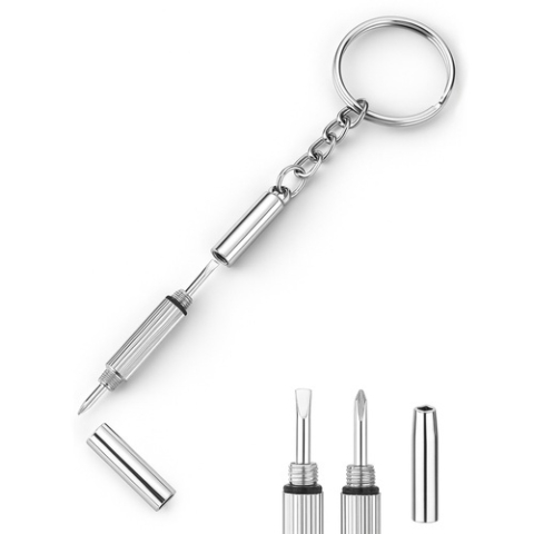 Kit reparare ochelari 126 piese, tampoane nazale, suruburi universale, surubelnita 3 in 1, penseta, laveta pentru lentile, cutie organizatoare [4]