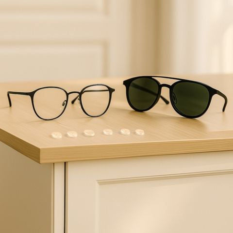 Kit reparare ochelari 126 piese, tampoane nazale, suruburi universale, surubelnita 3 in 1, penseta, laveta pentru lentile, cutie organizatoare [8]