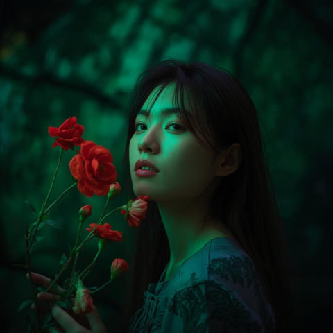 Kit softbox, 1 LED RGB E27, 45W, telecomanda si geantat, inaltime 200cm, [1]