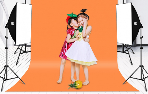 Kit studio foto, softbox 50 x 70 cm, 1 bec LED 30W 5700K, trepied 200 cm, geanta transport inclusa [5]