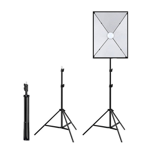Kit studio foto, softbox 50 x 70 cm, 1 bec LED 30W 5700K, trepied 200 cm, geanta transport inclusa [2]