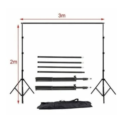 Kit studio foto video profesional cu fundal alb, 2 softboxuri, 2 umbrele foto, 2 becuri fluorescente 45W 5500K, 2 becuri LED 150W, suport reglabil 200 cm, geanta transport [5]