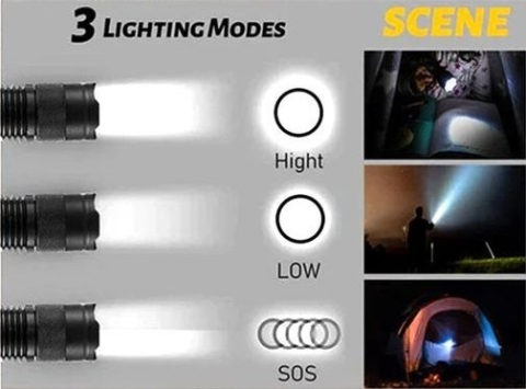 Kit supravietuire 13 in 1 pentru camping si urgente, trusa compacta cu busola, lanterna, cutit pliabil, laser si accesorii outdoor [1]