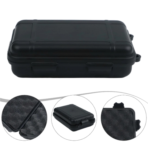 Kit supravietuire complet outdoor 14 accesorii multifunctionale cu 2 benzi reflectorizante cutie etansa ABS IP54 18x11x5 cm camping urgente [3]