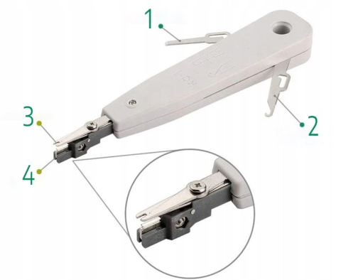 Kit tester cabluri de retea negru 146 piese, trusa sertizare RJ45 RJ11 RJ12, tester cabluri Ethernet, cleste sertizare, accesorii complete in husa [7]