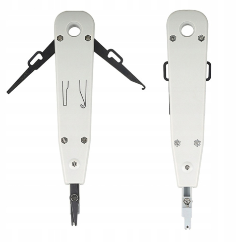 Kit tester cabluri de retea negru 146 piese, trusa sertizare RJ45 RJ11 RJ12, tester cabluri Ethernet, cleste sertizare, accesorii complete in husa [6]