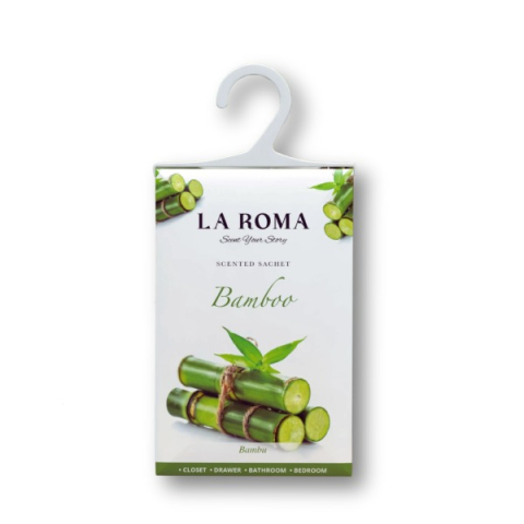 Odorizante - Parfum pentru haine și dulap La Roma – Bamboo, Aromă Verde și Echilibrată pentru Textile Proaspăt Parfumate, Inspirată din Seninătatea Grădinilor Zen