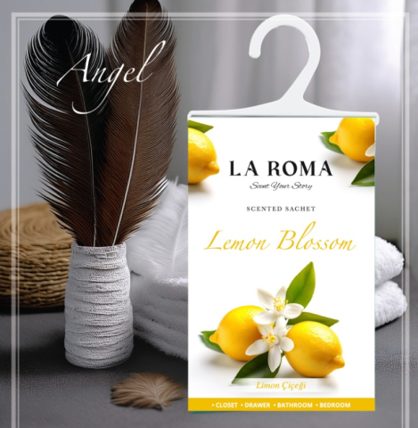 Odorizant pentru dulap La Roma – Floare de Lămâie, Aromă Citrico-Florală și Revigorantă pentru Haine Proaspăt Parfumate, Inspirată din Lumina și Prospețimea Grădinilor Mediteraneene [1]