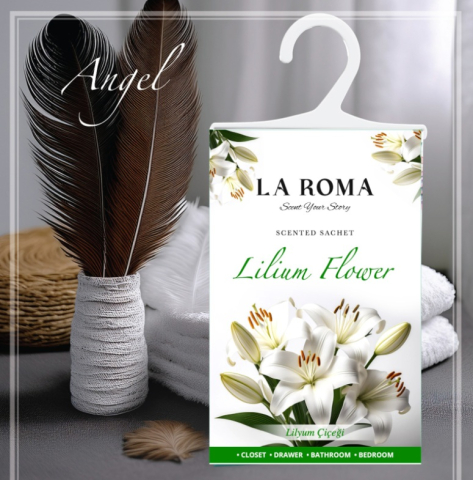 Odorizant pentru dulap La Roma – Crin (Lily Flower), Aromă Florală și Nobilă pentru Haine Proaspăt Parfumate, Inspirată din Eleganța Grădinilor Mediteraneene [2]