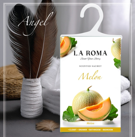 Odorizant pentru dulap La Roma – Soft Melon, Aromă Fructată și Delicată pentru Haine Proaspăt Parfumate, Inspirată din Dulceața Verii Mediteraneene [2]