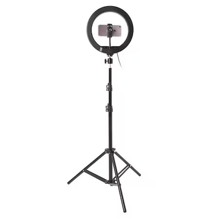 Ring Light - Lampa circulara LED 30 cm diametru,trepied 200 cm inclus