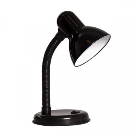 ELECTRONICE - Mini lampa de birou cu talpa,soclu bec E27 - Negru
