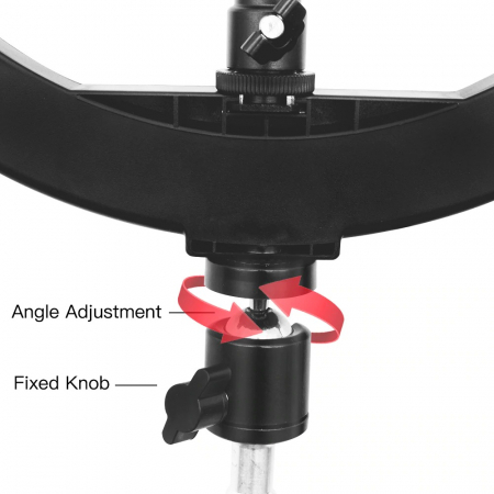 Lampa circulara LED 30 cm diametru, fara trepied [7]