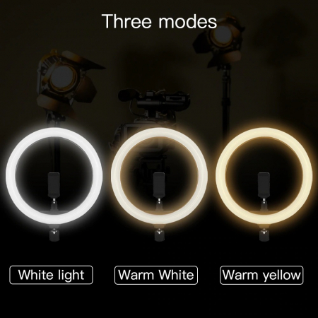 Lampa circulara LED 30 cm diametru, fara trepied [6]