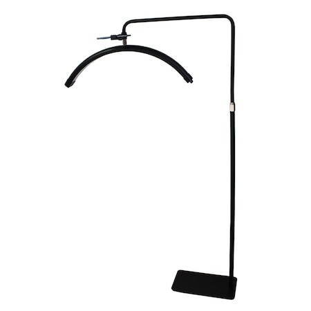 Ring Light - Lampa cosmetica profesionala Semiluna LED, inaltime maxima 180 cm,cu suport de telefon