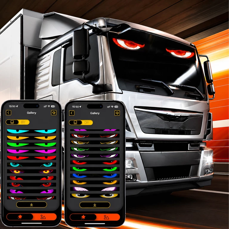 Lampă de afișare cu bandă LED auto IP65 19x89cm [2]