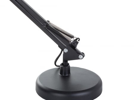 Lampa de birou cu suport, alimentare 220V, soclu E27 becuri clasice - Negru [3]