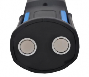 Lampa LED 3W, cu suport magnetic si carlig, pentru atelier - Negru/Albastru [4]
